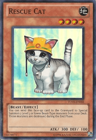 Rescue Cat [TU03-EN002] Super Rare - POKÉ JEUX