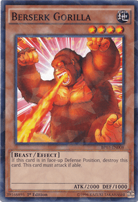 Berserk Gorilla [BP03-EN008] Shatterfoil Rare - POKÉ JEUX