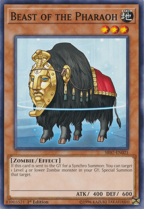 Beast of the Pharaoh [SR07-EN021] Common - POKÉ JEUX