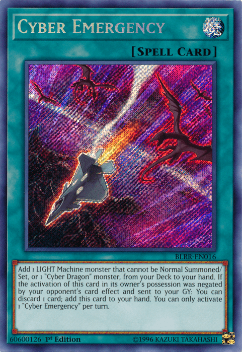 Cyber Emergency [BLRR-EN016] Secret Rare - POKÉ JEUX