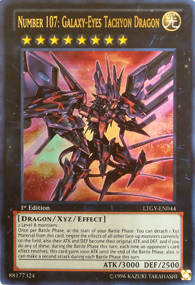 Number 107: Galaxy-Eyes Tachyon Dragon [LTGY-EN044] Ultra Rare - POKÉ JEUX