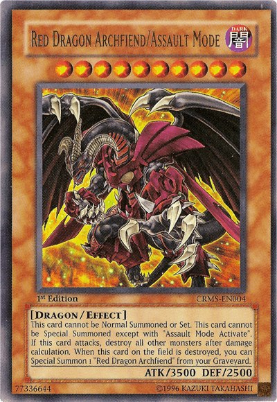 Red Dragon Archfiend/Assault Mode [CRMS-EN004] Ultra Rare - POKÉ JEUX