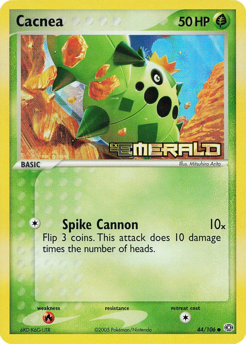 Cacnea (44/106) (Stamped) [EX: Emerald] - POKÉ JEUX