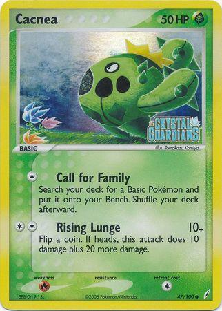 Cacnea (47/100) (Stamped) [EX: Crystal Guardians] - POKÉ JEUX