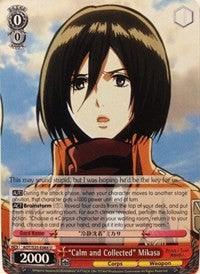 "Calm and Collected" Mikasa (AOT/S35-E064 U) [Attack on Titan] - POKÉ JEUX