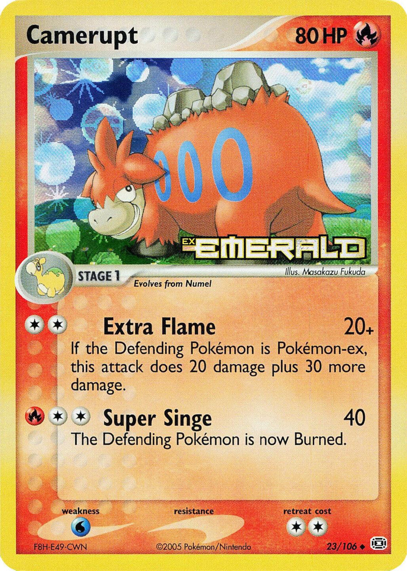 Camerupt (23/106) (Stamped) [EX: Emerald] - POKÉ JEUX