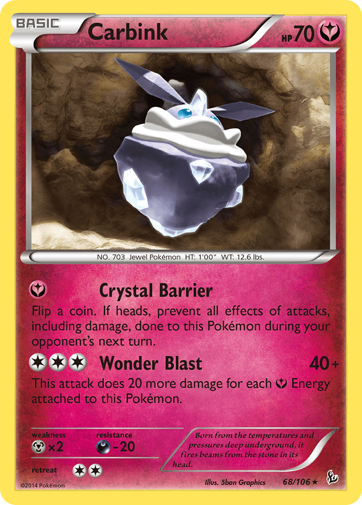 Carbink (68/106) (Theme Deck Exclusive) [XY: Flashfire] - POKÉ JEUX