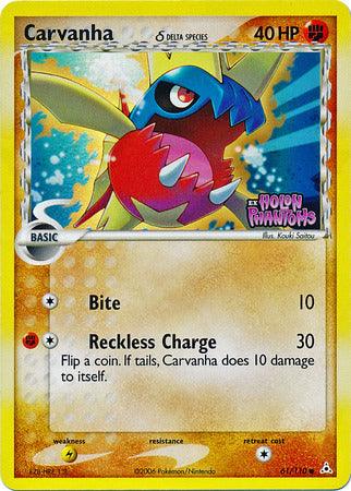 Carvanha (61/110) (Delta Species) (Stamped) [EX: Holon Phantoms] - POKÉ JEUX