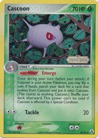 Cascoon (30/92) (Stamped) [EX: Legend Maker] - POKÉ JEUX