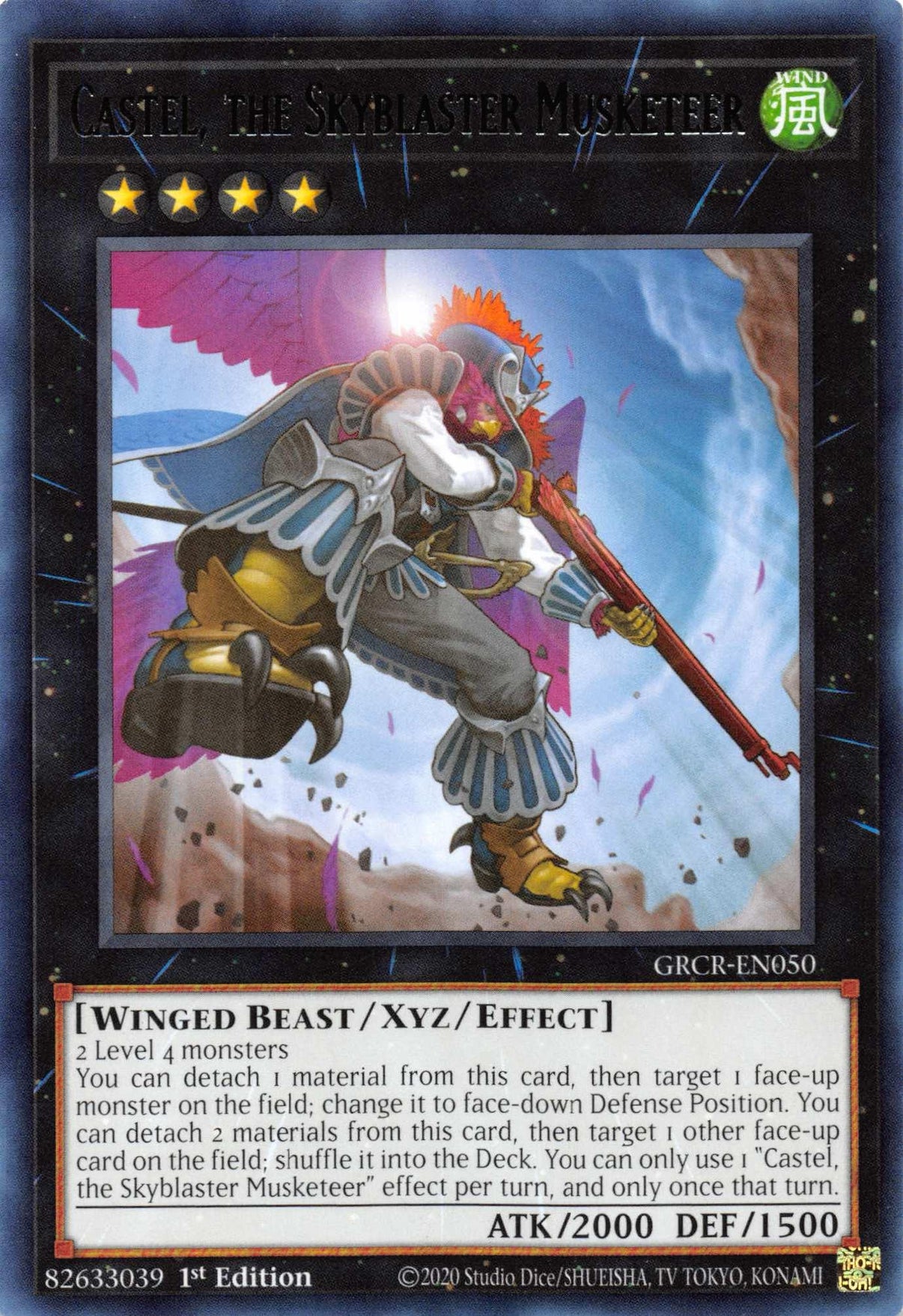 Castel, the Skyblaster Musketeer [GRCR-EN050] Rare - POKÉ JEUX