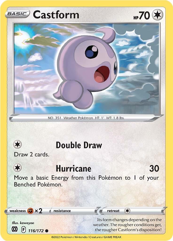 Castform (116/172) [Sword & Shield: Brilliant Stars] - POKÉ JEUX