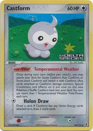 Castform (34/113) (Stamped) [EX: Delta Species] - POKÉ JEUX