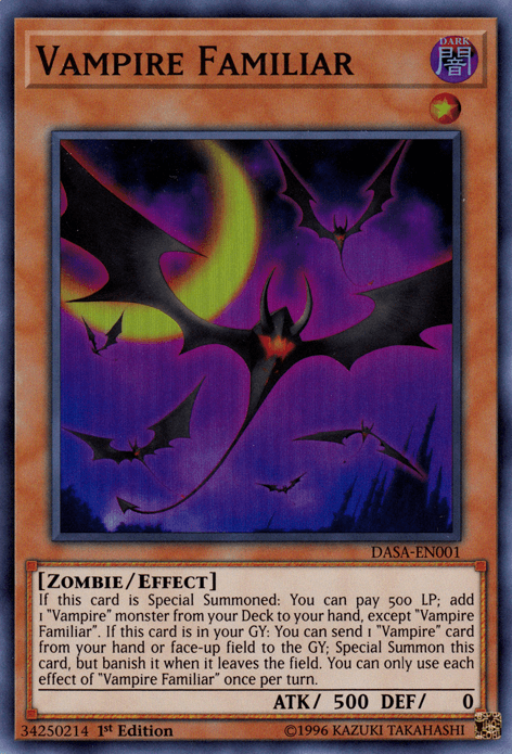 Vampire Familiar [DASA-EN001] Super Rare - POKÉ JEUX