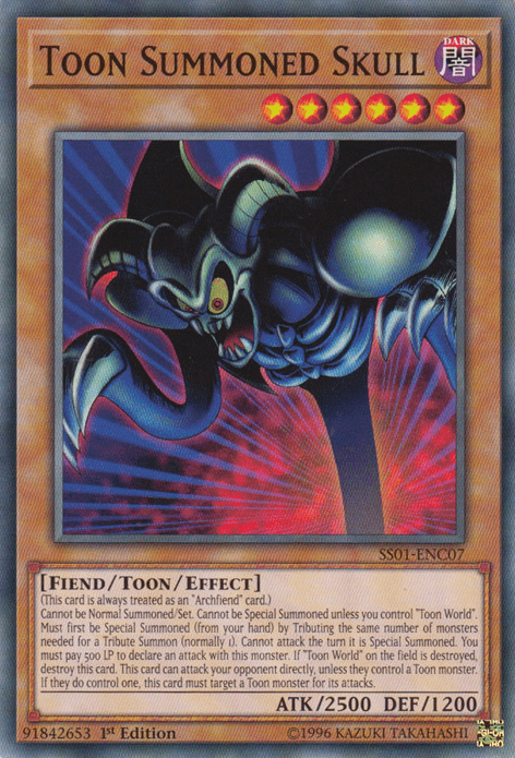 Toon Summoned Skull [SS01-ENC07] Common - POKÉ JEUX