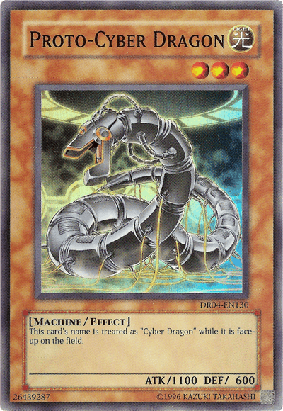 Proto-Cyber Dragon [DR04-EN130] Super Rare - POKÉ JEUX