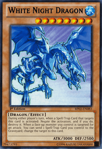 White Night Dragon [BP02-EN083] Mosaic Rare - POKÉ JEUX