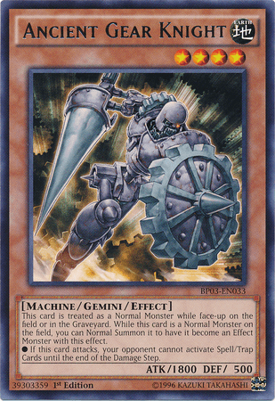 Ancient Gear Knight [BP03-EN033] Rare - POKÉ JEUX