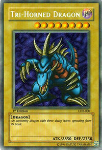 Tri-Horned Dragon [LOB-000] Secret Rare - POKÉ JEUX