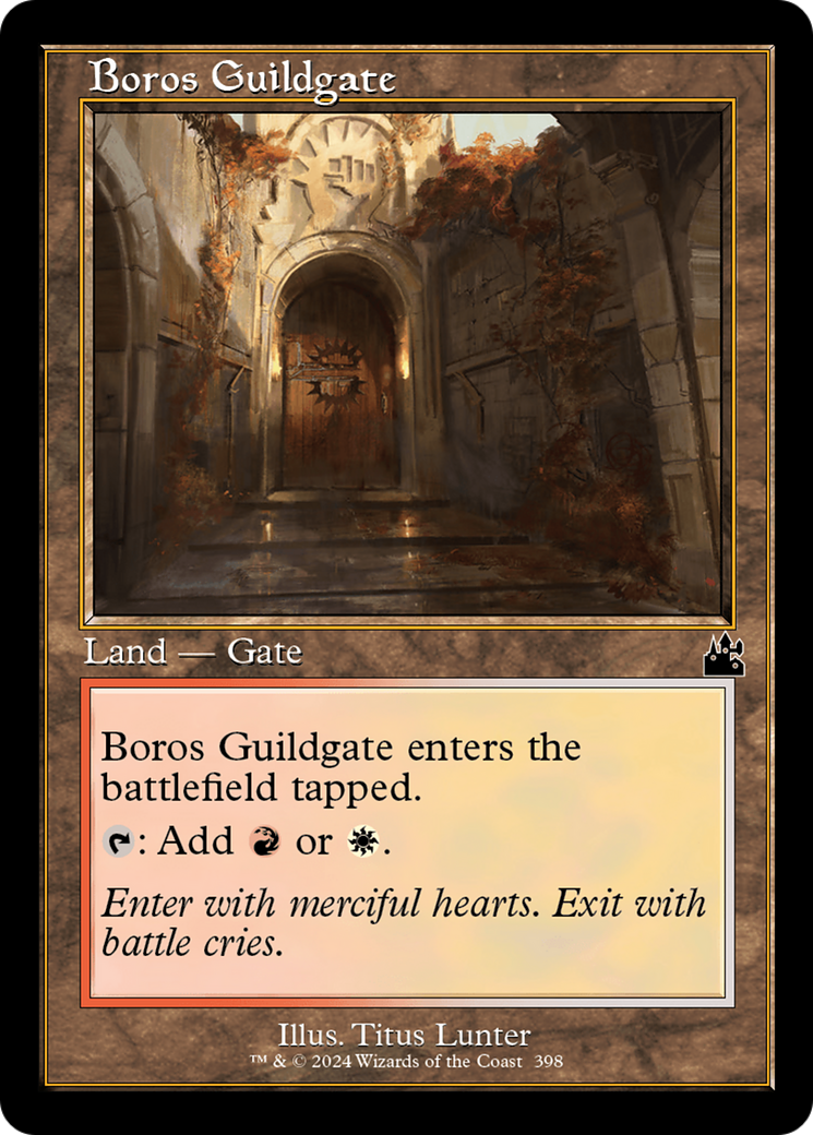 Boros Guildgate (Retro Frame) [Ravnica Remastered]