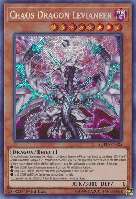 Chaos Dragon Levianeer [SOFU-EN025] Secret Rare - POKÉ JEUX