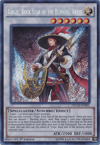 Virgil, Rock Star of the Burning Abyss [NECH-EN085] Secret Rare - POKÉ JEUX