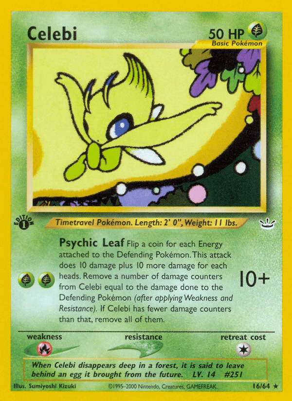 Celebi (16/64) [Neo Revelation 1st Edition] - POKÉ JEUX