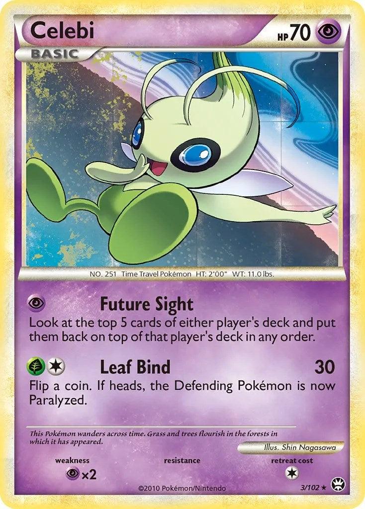 Celebi (3/102) (Movie Exclusive) [HeartGold & SoulSilver: Triumphant] - POKÉ JEUX