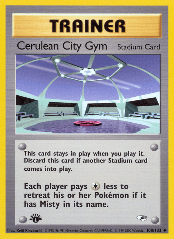 Cerulean City Gym (108/132) [Gym Heroes 1st Edition] - POKÉ JEUX