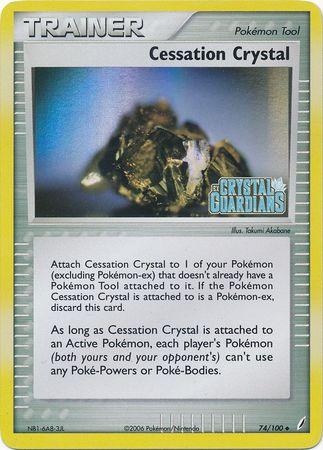 Cessation Crystal (74/100) (Stamped) [EX: Crystal Guardians] - POKÉ JEUX