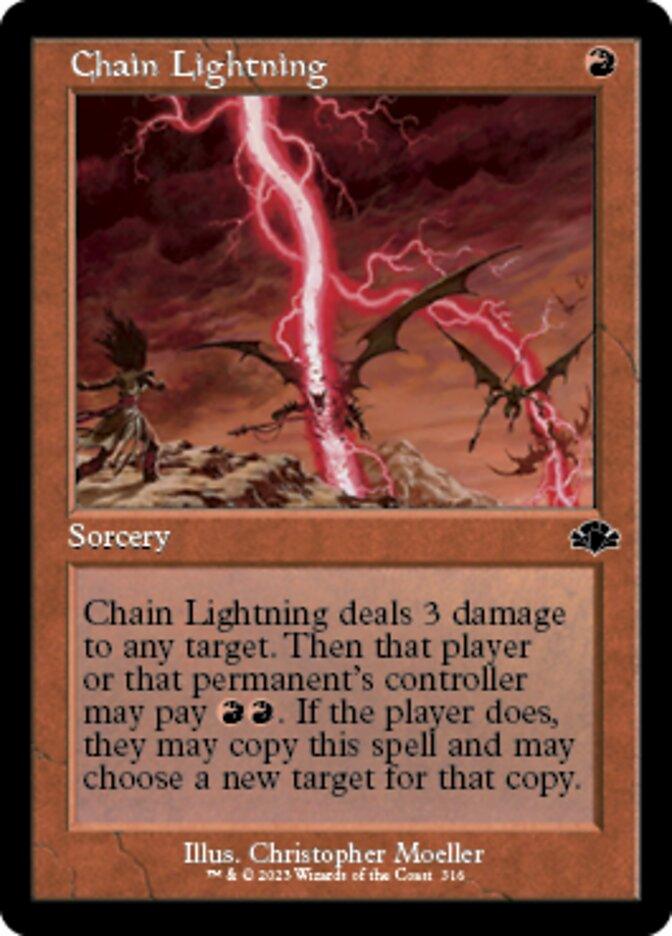 Chain Lightning (Retro) [Dominaria Remastered] - POKÉ JEUX