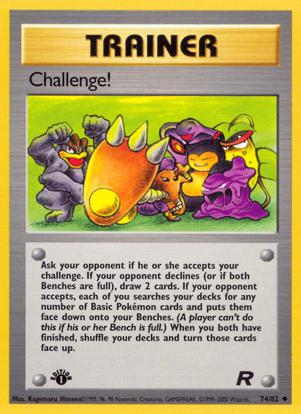 Challenge! (74/82) [Team Rocket 1st Edition] - POKÉ JEUX