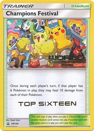 Champions Festival(SM148) (2018 Top Sixteen) [Sun & Moon: Black Star Promos] - POKÉ JEUX