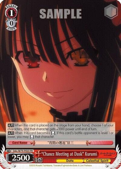 "Chance Meeting at Dusk" Kurumi (DAL/W79-PE03 PR) (Promo) [Date A Live] - POKÉ JEUX