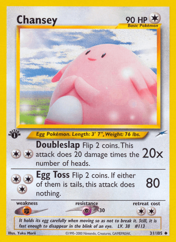 Chansey (31/105) [Neo Destiny 1st Edition] - POKÉ JEUX