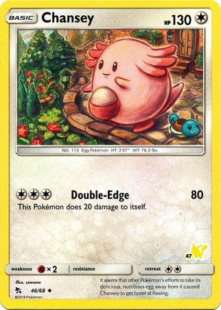 Chansey (46/68) (Pikachu Stamp