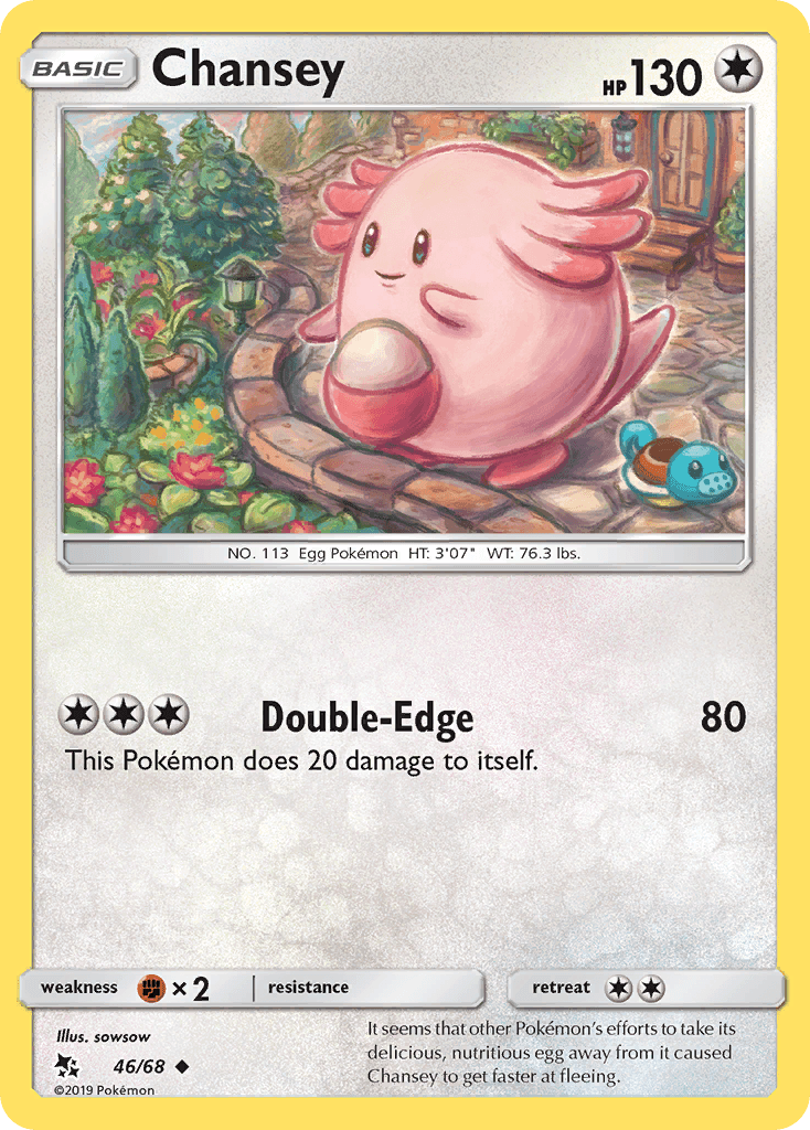 Chansey (46/68) [Sun & Moon: Hidden Fates] - POKÉ JEUX