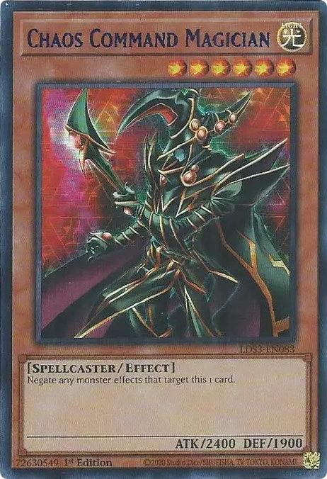 Chaos Command Magician (Blue) [LDS3-EN083] Ultra Rare - POKÉ JEUX