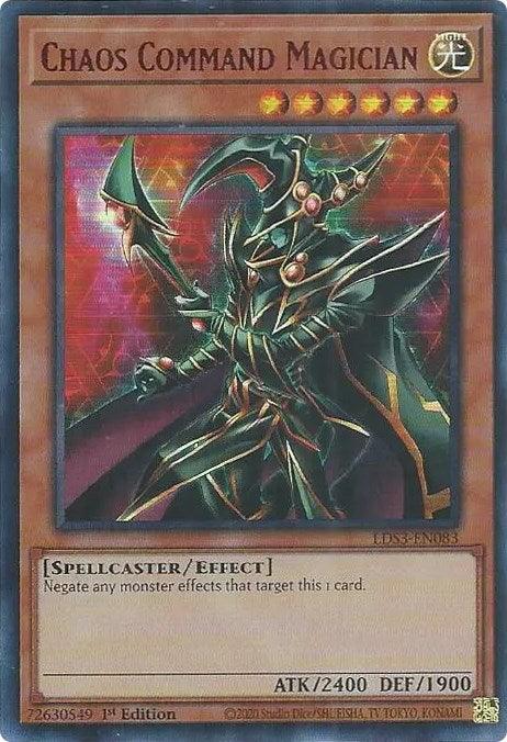 Chaos Command Magician (Red) [LDS3-EN083] Ultra Rare - POKÉ JEUX