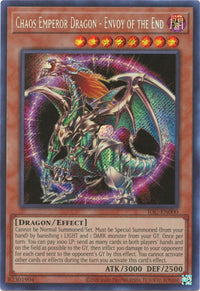 Chaos Emperor Dragon - Envoy of the End (25th Anniversary) [IOC-EN000] Secret Rare - POKÉ JEUX