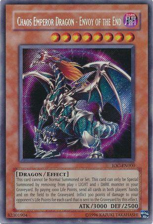 Chaos Emperor Dragon - Envoy of the End [IOC-EN000] Secret Rare - POKÉ JEUX