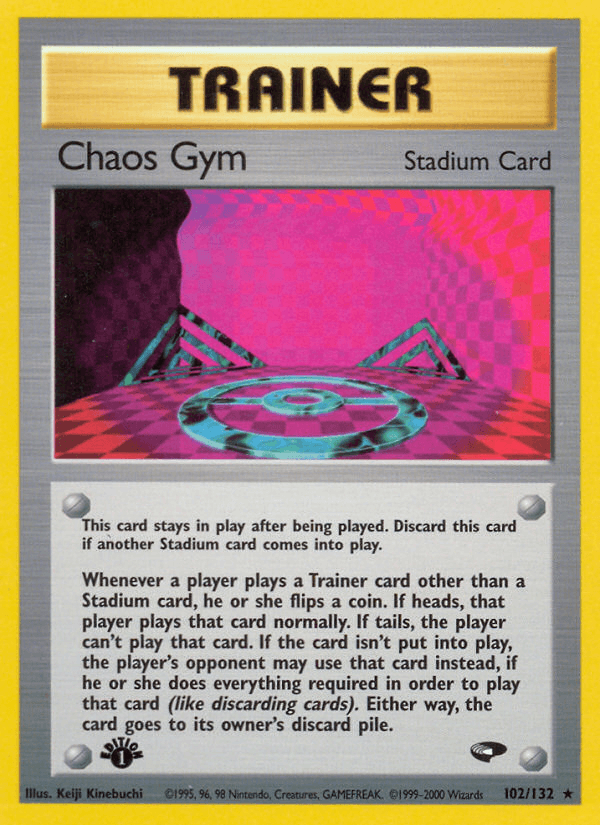 Chaos Gym (102/132) [Gym Challenge 1st Edition] - POKÉ JEUX