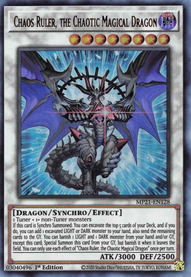 Chaos Ruler, the Chaotic Magical Dragon [MP21-EN128] Ultra Rare - POKÉ JEUX