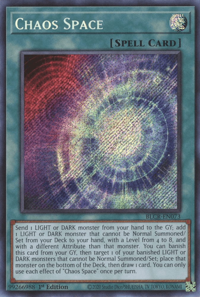 Chaos Space [BLCR-EN073] Secret Rare - POKÉ JEUX