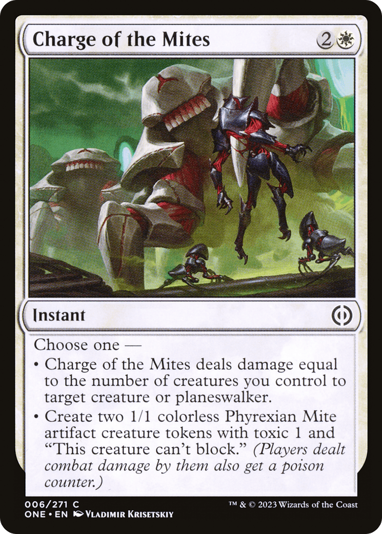 Charge of the Mites [Phyrexia: All Will Be One] - POKÉ JEUX