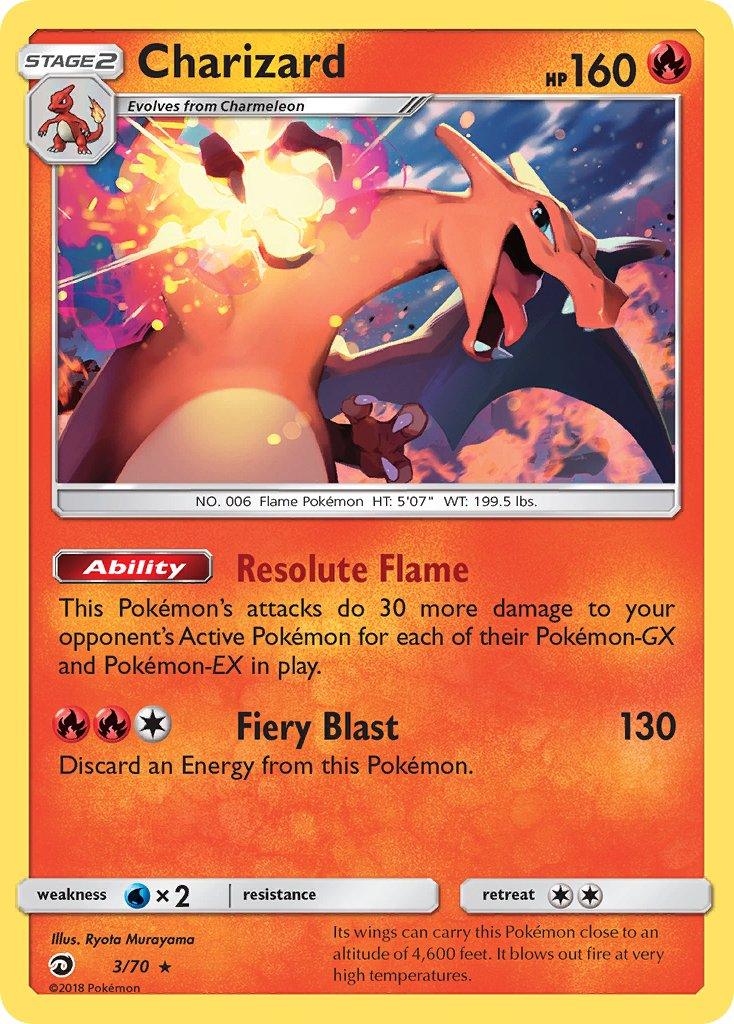 Charizard (3/70) (Let's Play, Eevee) (Theme Deck Exclusive) [Sun & Moon: Dragon Majesty] - POKÉ JEUX