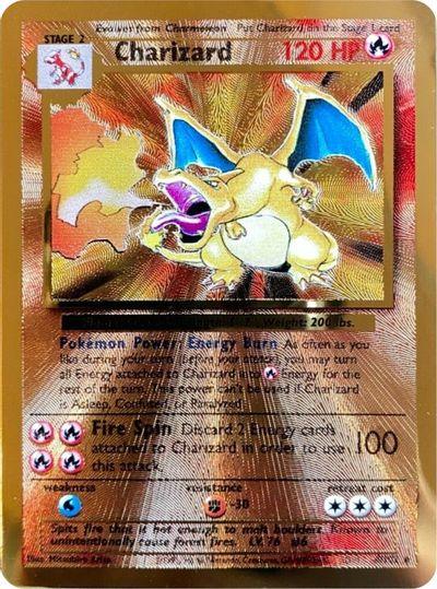 Charizard (4/102) (Celebrations Metal Card) [Celebrations: 25th Anniversary] - POKÉ JEUX