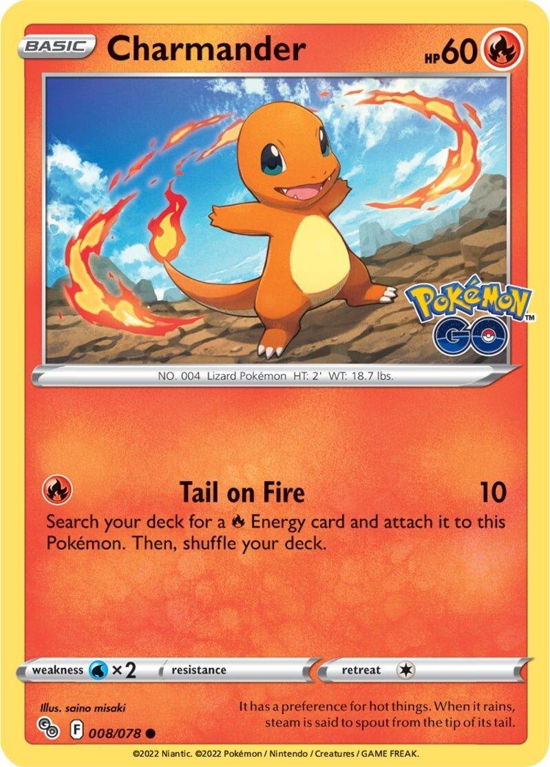 Charmander (008/078) [Pokémon GO] - POKÉ JEUX