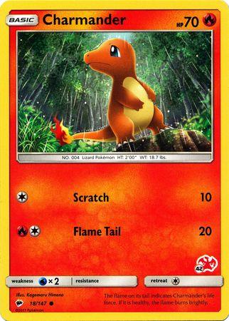 Charmander (18/147) (Charizard Stamp #42) [Battle Academy 2020] - POKÉ JEUX