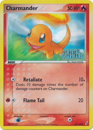 Charmander (48/100) (Stamped) [EX: Crystal Guardians] - POKÉ JEUX