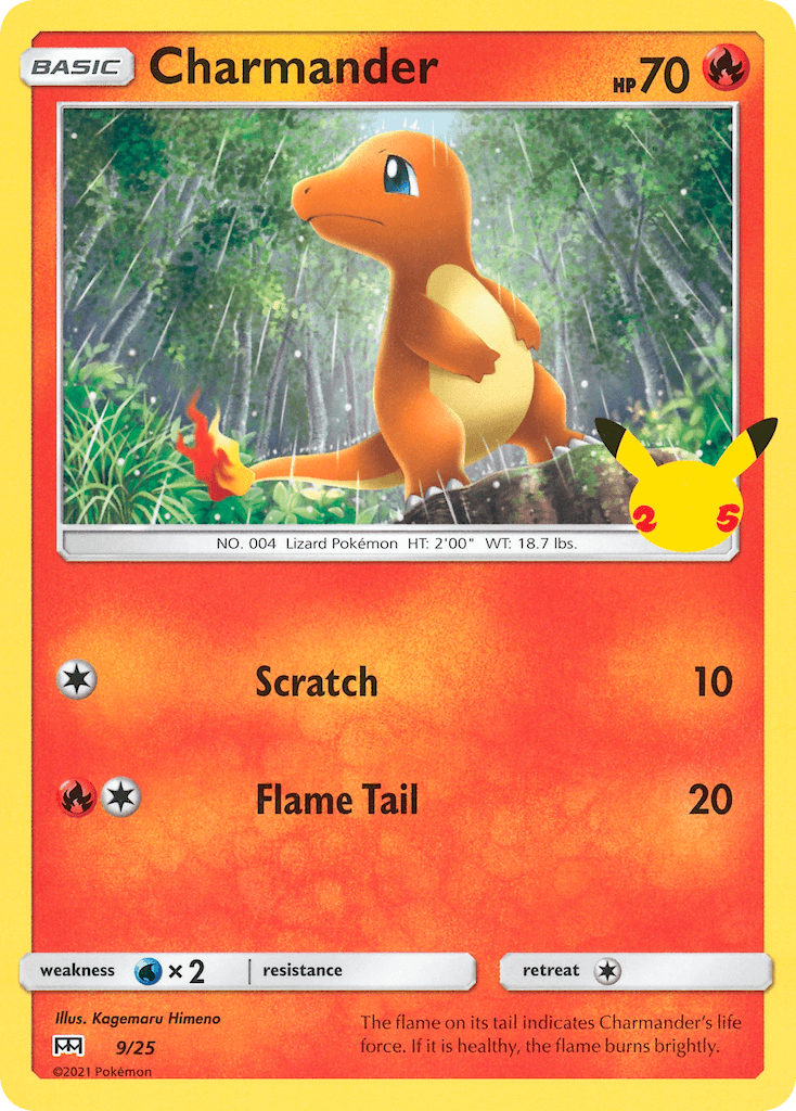 Charmander (9/25) [McDonald's 25th Anniversary] - POKÉ JEUX